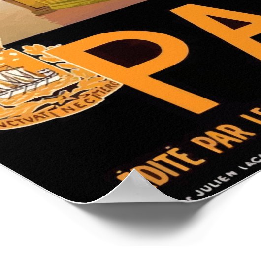 Paris travel poster (Hoek)