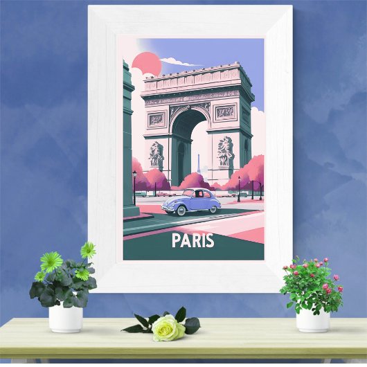 Paris Travel Poster
