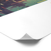 Paris Travel Print kunst aan de muur (Hoek)