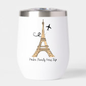 Paris Trip Chique Eiffeltoren Vliegtuig (Voorkant)