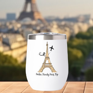 Paris Trip Chique Eiffeltoren Vliegtuig