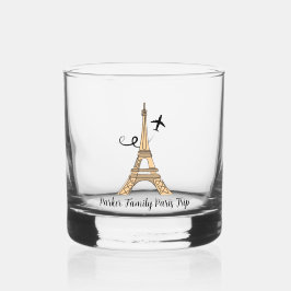  Paris Trip Chique Eiffeltoren Whisky Glas