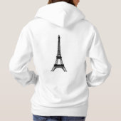 Paris-trui voor vrouwen hoodie (Achterkant)