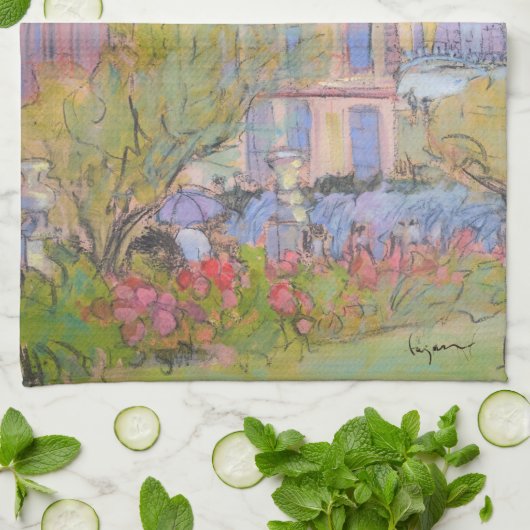 Paris Tuileries Garden Towel Theedoek (Gevouwen)