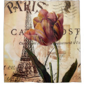 Paris Tulp Douchegordijn (Voorkant)