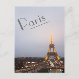 Paris Twilight Briefkaart