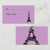 Paris Twinkles Place Cards Plaatskaartje (Voorkant / Achterkant)
