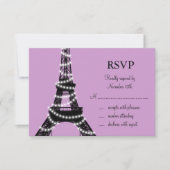 Paris Twinkles RSVP (paars) (Voorkant)