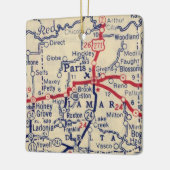 Paris TX 1941 Map Keramisch Ornament (Links)