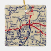 Paris TX 1941 Map Keramisch Ornament (Voorkant)