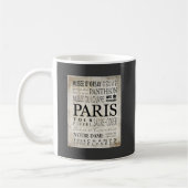 Paris Typografie - Subway Style Koffiemok (Links)