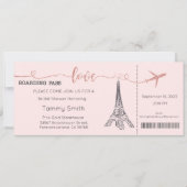 Paris Uitnodiging, Paris Bridal Shower Uitnodiging (Voorkant)