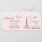 Paris Uitnodiging, Paris Bridal Shower Uitnodiging (Voorkant)