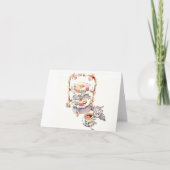 Paris vanmiddag Franse Tea Kaart (Voorkant)