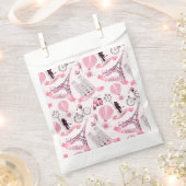 Paris Verjaardag Douche Party Wedding Roze Bedankzakje (Geknipt)