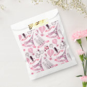 Paris Verjaardag Douche Party Wedding Roze Bedankzakje (Gezegeld)