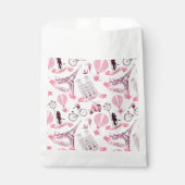 Paris Verjaardag Douche Party Wedding Roze Bedankzakje (Voorkant)
