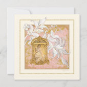 Paris Versailles Palace Tea Party Vrijgezellenfees Kaart (Achterkant)