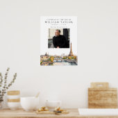 Paris Viering Van Het Leven Foto Welkomstbord Poster (Keuken)