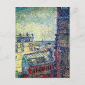 Paris, Vincent's Room Rue Lepic, Van Gogh Fine Art Briefkaart (Voorkant)