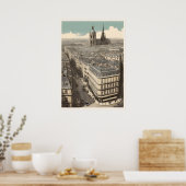 Paris vintage poster (Keuken)