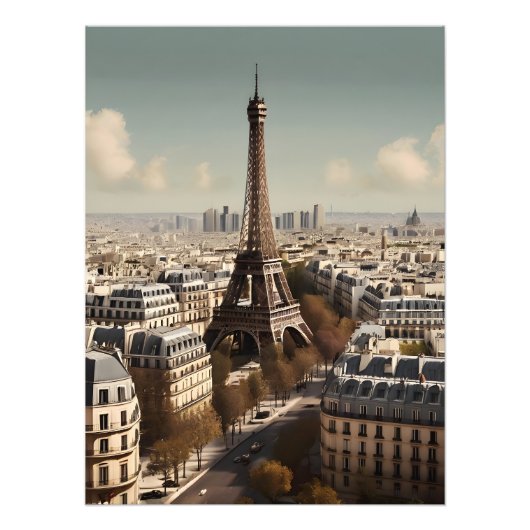 Paris vintage poster (Voorkant)