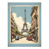 Paris vintage poster (Voorkant)