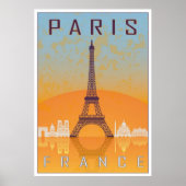 Paris vintage poster (Voorkant)
