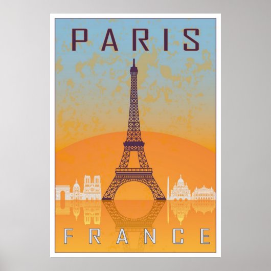 Paris vintage poster (Voorkant)
