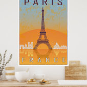 Paris vintage poster (Keuken)