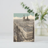 Paris vintage poster briefkaart (Staand voorkant)