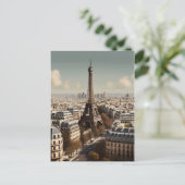Paris vintage poster briefkaart (Staand voorkant)
