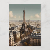 Paris vintage poster briefkaart (Voorkant)