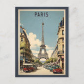 Paris vintage poster briefkaart (Voorkant)