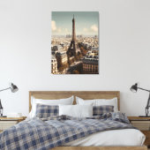 Paris vintage poster canvas afdruk (Insitu (Slaapkamer))
