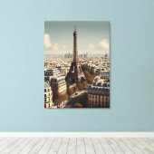 Paris vintage poster canvas afdruk (Insitu (Houten vloer))