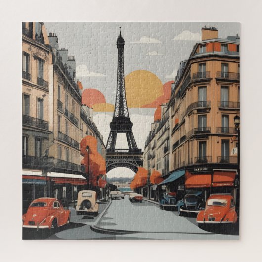 Paris vintage poster legpuzzel (Verticaal)