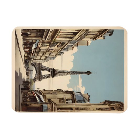 Paris vintage poster magneet (Horizontaal)