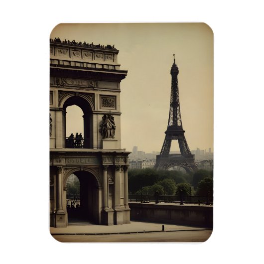 Paris vintage poster magneet (Verticaal)
