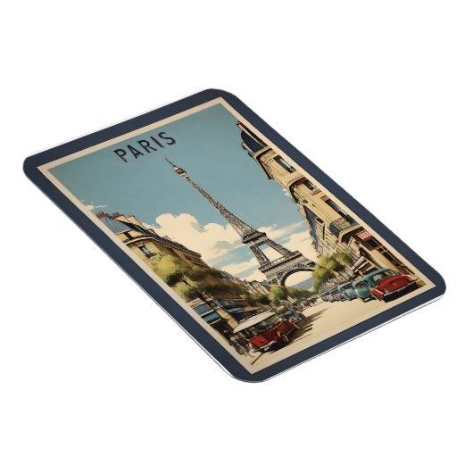 Paris vintage poster magneet (Rechterzijde)