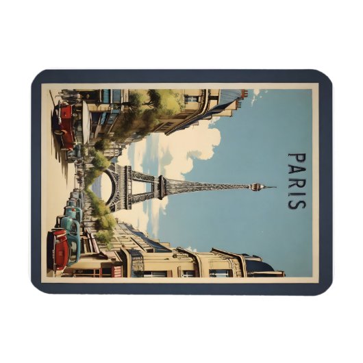 Paris vintage poster magneet (Horizontaal)