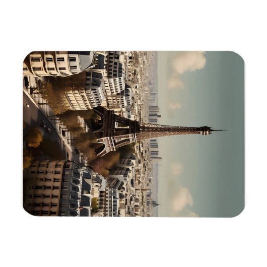 Paris vintage poster magneet (Horizontaal)