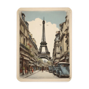 Paris vintage poster magneet