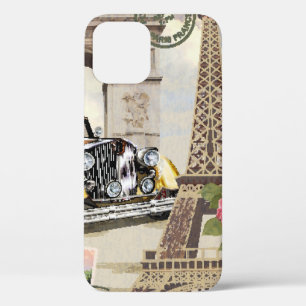 Paris vintage poster. , poster, parijs, oud. Case-Mate iPhone case