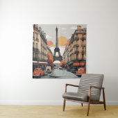 Paris vintage poster wandkleed (In situ)