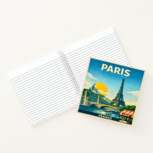 Paris Vintage Reisposter Notitieboek
