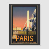 Paris Vintage Toerisme Advertentie (Voorkant)