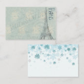 PARIS VISITEKAARTJE (Voorkant / Achterkant)