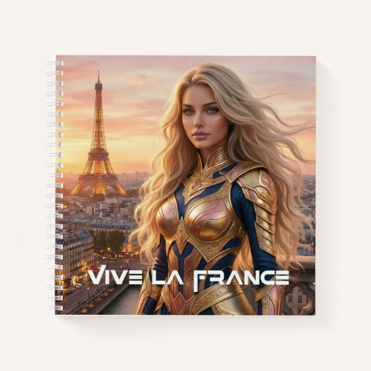 PARIS - VIVE LA FRANCE NOTITIEBOEK (Voorkant)