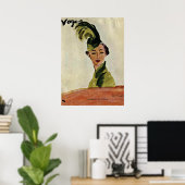 Paris Vogue Hoesje ~ Petten & Fabrics 1935 Poster (Thuiskantoor)